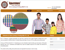 Tablet Screenshot of hemadyeing.com